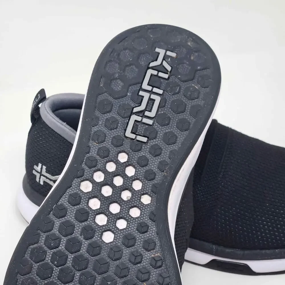 Kuru Atom slip on mens shoes sz 10 Black